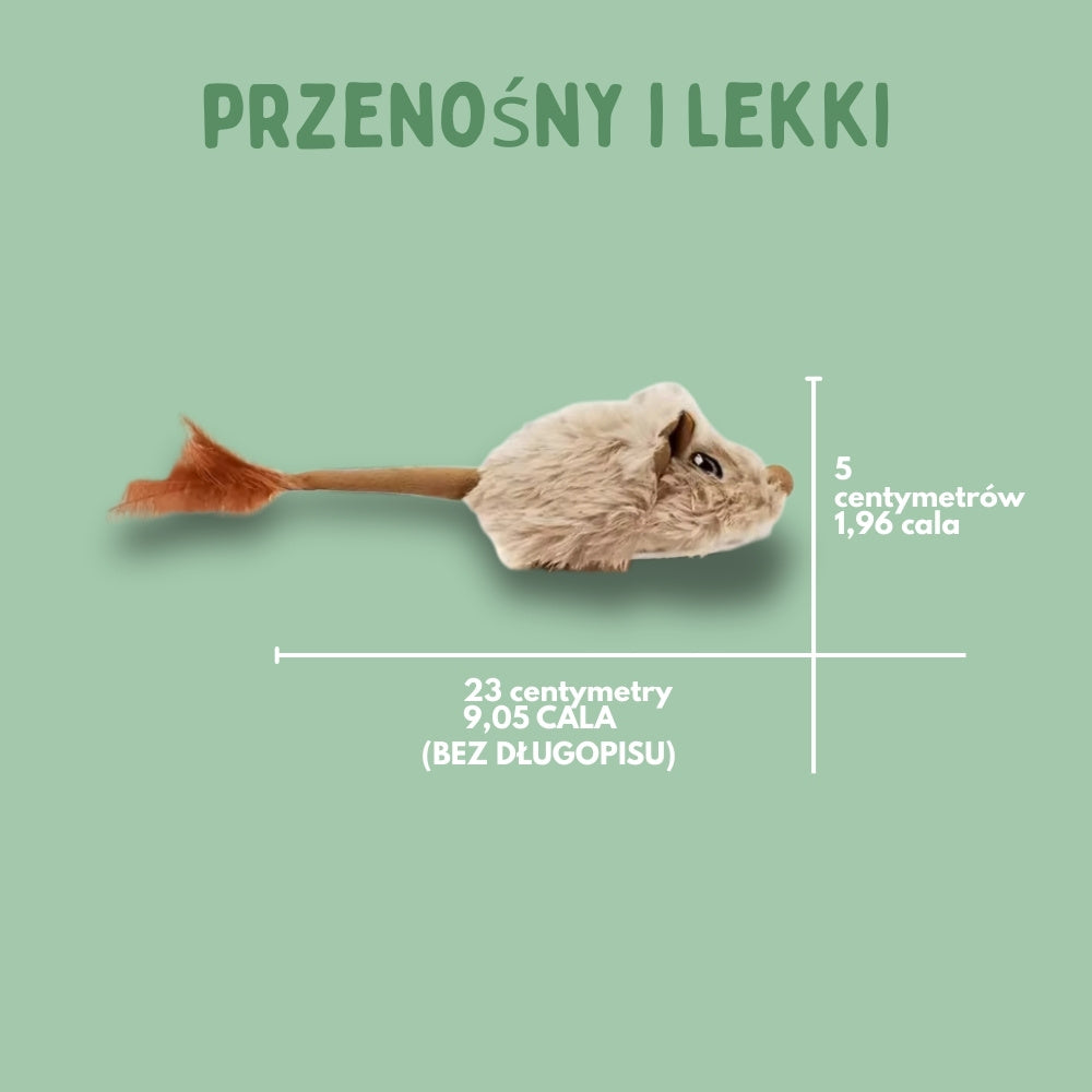 Interaktywna zabawka mysz dla kotów