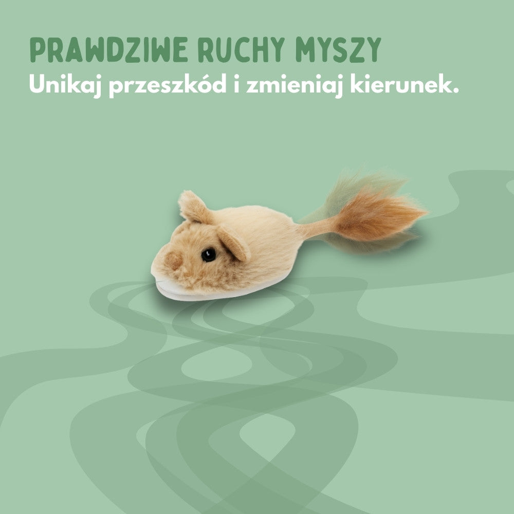 Interaktywna zabawka mysz dla kotów