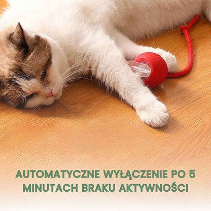 Inteligentna i interaktywna piłka dla Twojego kota – Ładowana przez USB