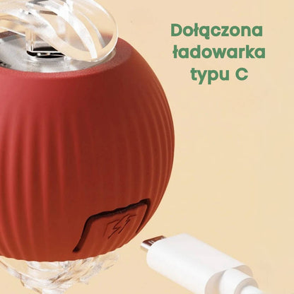 Inteligentna i interaktywna piłka dla Twojego kota – Ładowana przez USB